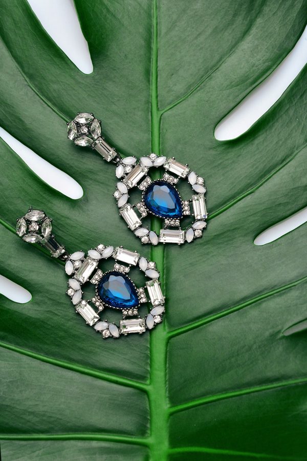 Oxidised Silver Jhumka Earrings
